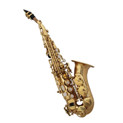 Curved soprano saxophone - soprano, brass